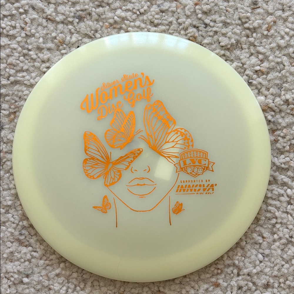 Disc Golf Frisbee- Innova Eagle Champ Glow- 2024 - SSW - Butterfly Stamp - LVC